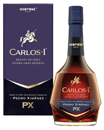 Carlos I Pedro Ximenez Brandy de Jerez Gift Box, 70 cl