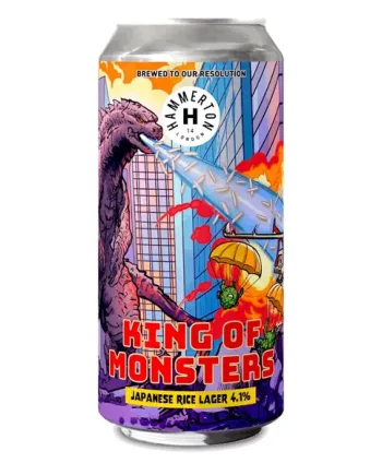 Hammerton King of Monsters Rice Lager 440ml (4.1%)