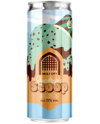 Vault City Mint Choc Chip - Quadruple Scoop Mint Choc Chip Imperial Stout 330ml (11%)
