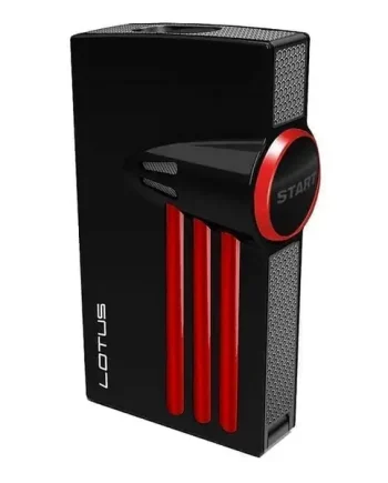 Lotus Orion Lighter in Black Matte and Red