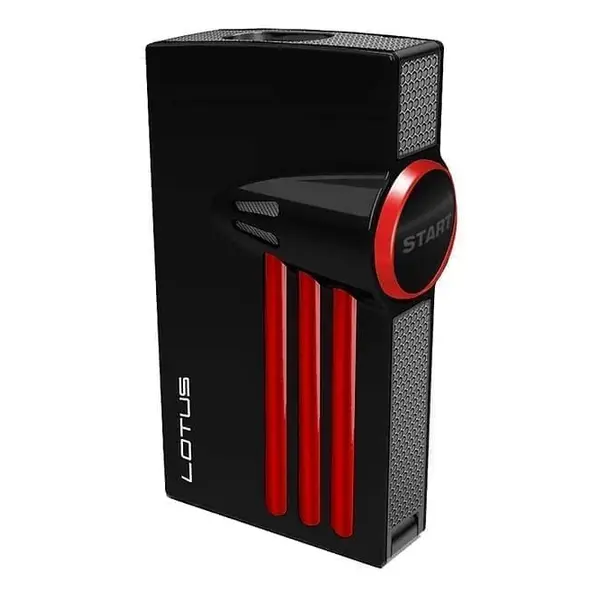 Lotus Orion Lighter in Black Matte and Red