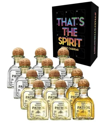 Patron Tequila Advent Calendar, 12 x 5 cl