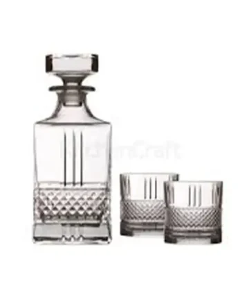 Maxwell & Williams Verona Whisky Decanter Set of 3 Gift Boxed