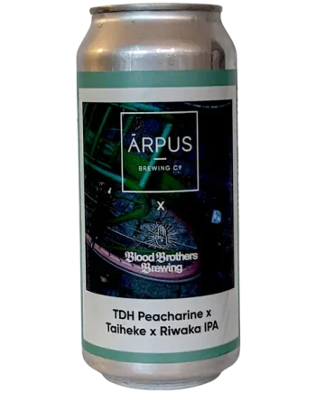 Arpus X Blood Brothers TDH Peacharine X Taiheke X Riwaka IPA 440ml (6.5%)