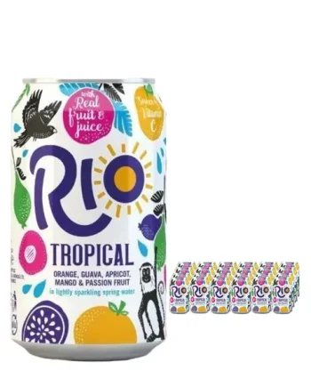 Rio Tropical Fruit Juice Drink Multipack, 24 x 330 ml