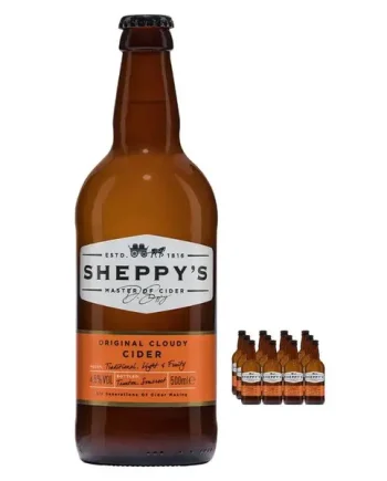 Sheppy's Original Cloudy Cider Multipack, 12 x 500 ml