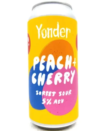 Yonder Peach & Cherry Sorbet Sour 5% (440ml can)