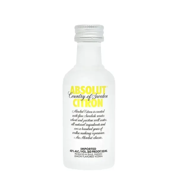 Absolut Citron Vodka, 5 cl