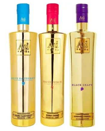 Au Vodka Exclusive Flavour Trio x 3, 70 cl