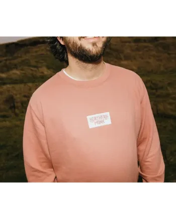 DUSKY PINK NORTHERN MONK SWEATSHIRT