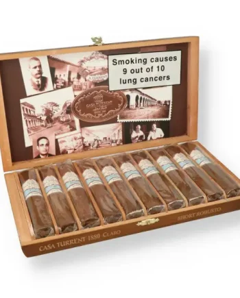 Casa Turrent 1880 Claro Short Robusto Box of 10