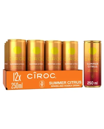 Ciroc Summer Citrus Premixed Cocktail Multipack, 12 x 250 ml
