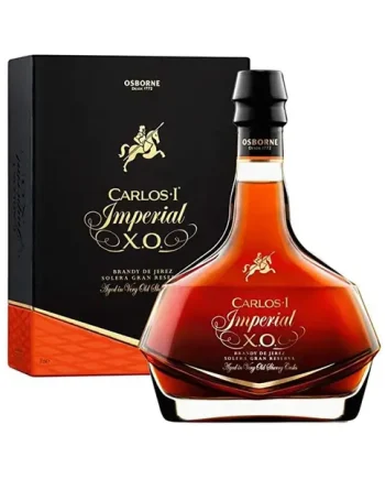 Carlos I Imperial XO Gran Reserva Brandy de Jerez Gift Box, 70 cl