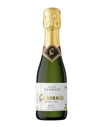 Codorniu Clasico Cuvee Brut Organic White Sparkling Wine, 20 cl