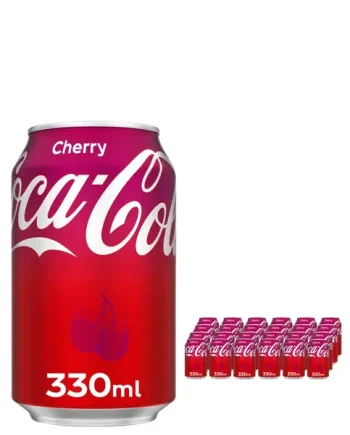 Coca Cola Cherry Can Multipack, 24 x 330 ml