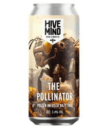 Hive Mind The Pollinator Pollen Infused Hazy Pale Ale 440ml (3.4%)