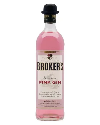 Brokers Pink Gin, 70 cl