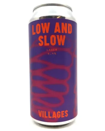 Villages Low & Slow Lager 4.4% (440ml can)