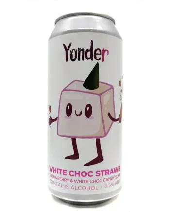 Yonder White Choc Strawb Pastry Sour 4.5% (440ml can)