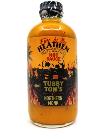 Tubby Tom's x Northern Monk Heathen Fire Roasted Peach, Yuzu & Habanero Hot Sauce (275ml)