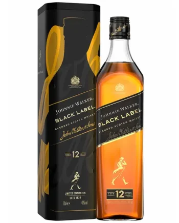 Johnnie Walker Black Label Whisky 200th Release Limited Edition Tin, 70 cl
