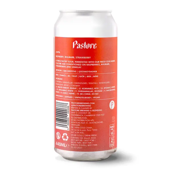 Zuppa - Raspberry, Rhubarb, Strawberry, 6.0%