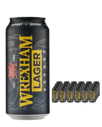 Wrexham Export Lager Beer Can Multipack, 24 x 440 ml