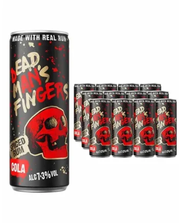 Dead Man’s Fingers Spiced Rum with Cola Multipack, 12 x 250 ml