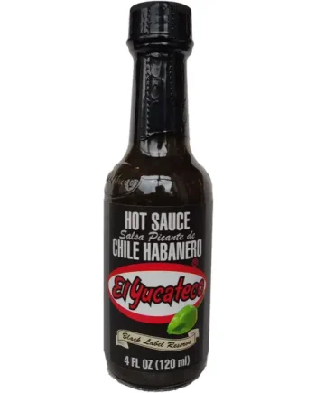 El Yucateco Habanero Black Label Reserve Hot Sauce (120ml)