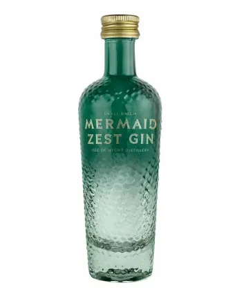 Isle of Wight Distillery Mermaid Zest Gin Miniature, 5 cl