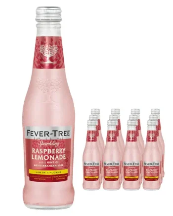 Fever-Tree Sparkling Raspberry Lemonade Multipack, 12 x 275 ml
