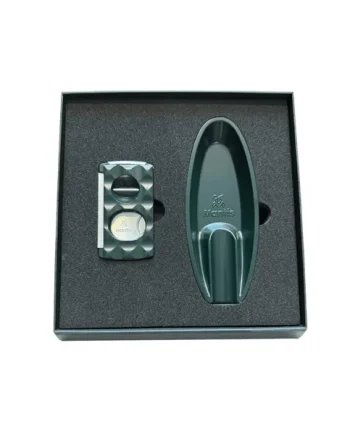 Mantis Special Edition Gift Set – Racing Green Cutter & Streamline Ashtray