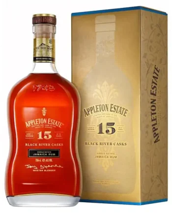 Appleton Estate 15 Year Old Black River Casks Rum, 70 cl