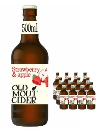 Old Mout Strawberry & Apple Cider Multipack, 12 x 500 ml