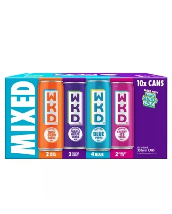 WKD Mixed Premixed Cocktail Multipack, 10 x 330 ml