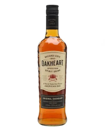 Bacardi Oakheart Smooth & Spiced Rum, 70 cl