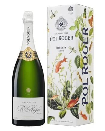 Pol Roger Brut Reserve NV Magnum Gift Box, 1.5 L