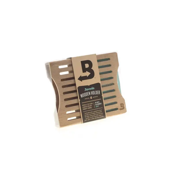 Boveda 4 Pack Stacked Wooden Holder