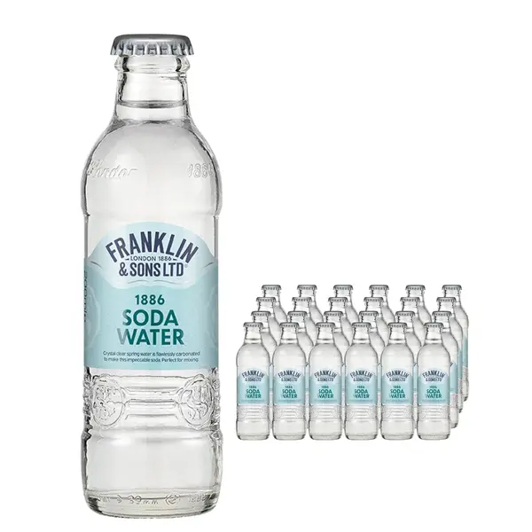 Franklin & Sons 1886 Soda Water Multipack, 24 x 200 ml