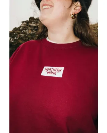 BURGUNDY NORTHERN MONK SWEATSHIRT