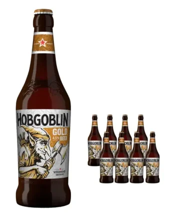 Wychwood Hobgoblin Gold Beer Multipack, 8 x 500 ml