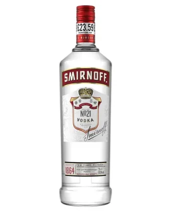 Smirnoff Red Label Vodka Price Marked, 1 L