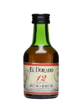 El Dorado 12 Year Old Rum miniature, 5 cl