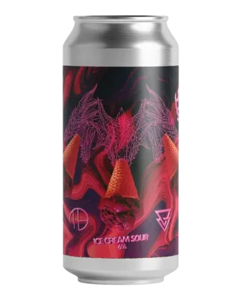 Azvex Hydra SCOOP - Raspberry & Blackberry Ice Cream Sour Smoothie Sour 440ml (6%)