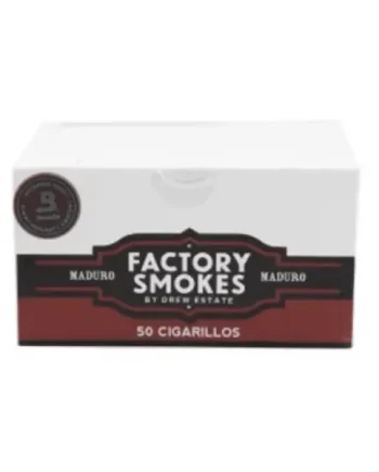 Drew Estate Factory Smokes Maduro Cigarillo box of 50