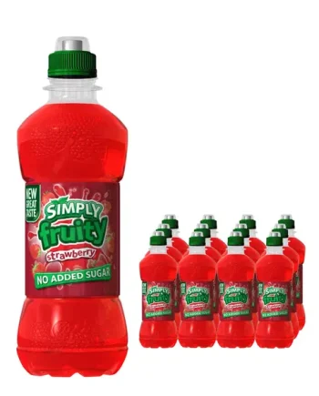 Simply Fruity Strawberry Juice Multipack, 12 x 330 ml