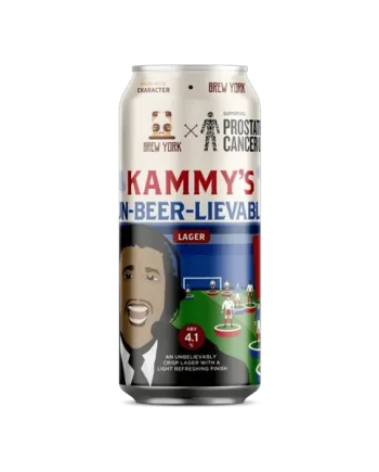 BREW YORK KAMMY'S UN-BEER-LIEVABLE LAGER 4.1% 440ML - The Hop Shoppe
