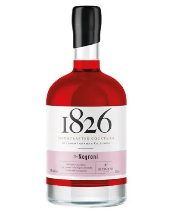 1826 Negroni Handcrafted Premixed Cocktail, 50 cl