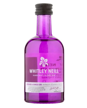 Whitley Neill Rhubarb & Ginger Gin Miniature, 5 cl