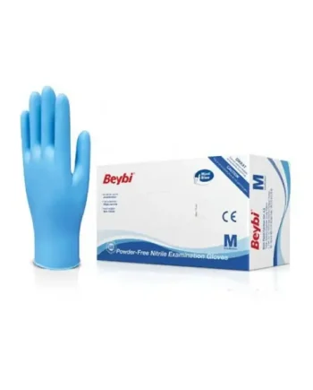 Nitrile Examination Gloves Powder-Free Blue Medium, Pack of 100